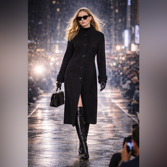 Jones New York Jackets & Blazers - Jones New York Black Trench Coat